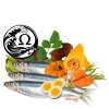 Thrive Omega Supreme frozen sardine dog food with venison, eggs and vegetables